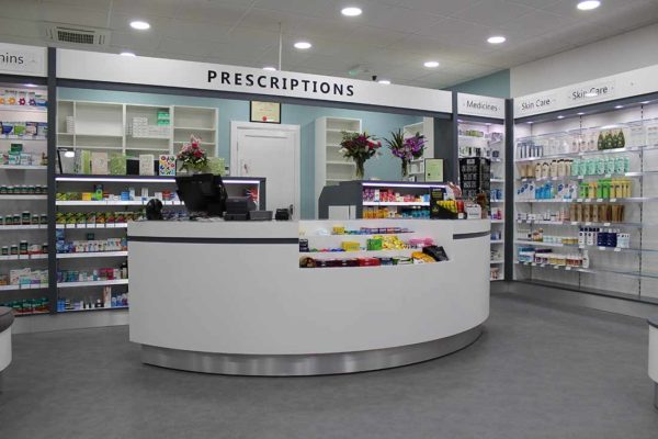 pharmacy retail fit out till