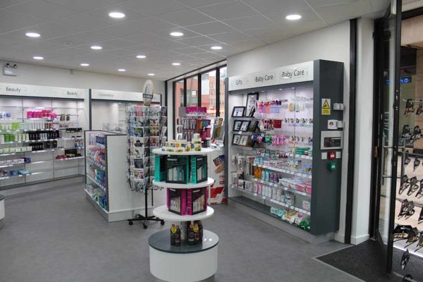 pharmacy fit outs stands