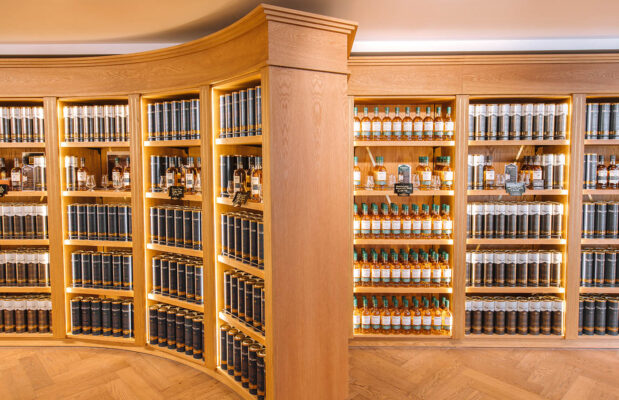whiskey display fit out ireland