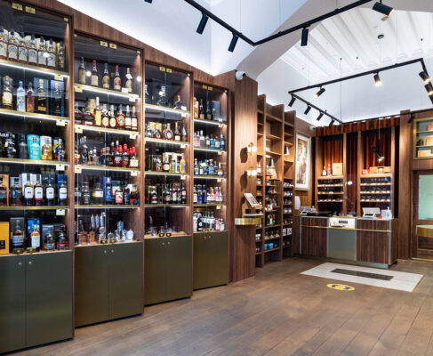 whiskey Retail Fit out shelves